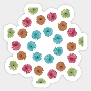 Seamless floral pattern Sticker